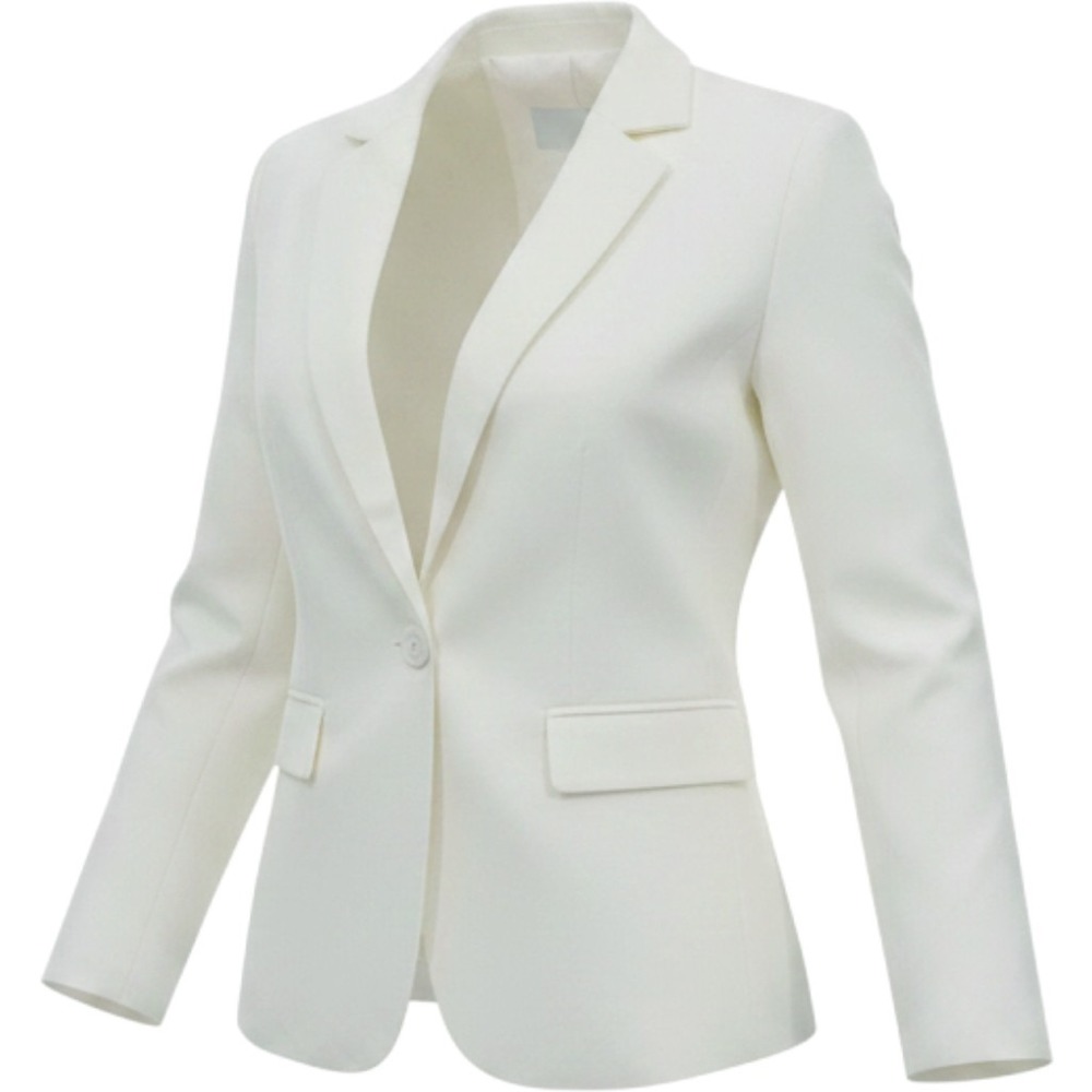 A New Day Cream Lined Blazer Womens XXL Cream Excellent Padded Shoulders Pockets